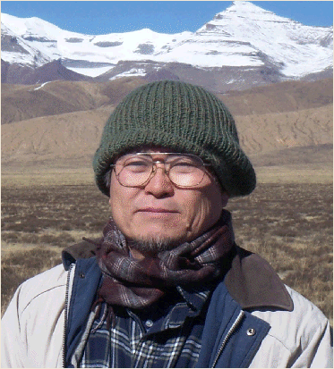 Sasaki before Mt. Kailas